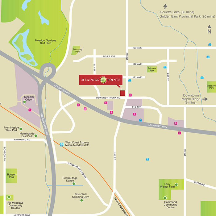 Meadows Pointe location map 2