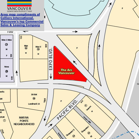 The Arc location map 2