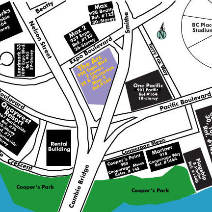 The Arc location map 1