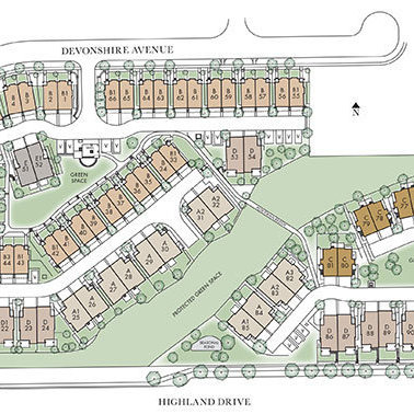 Colborne Lane location map 2
