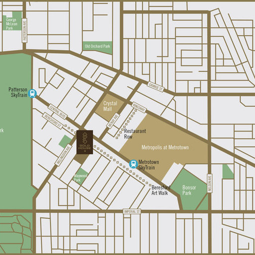Gold House location map 1