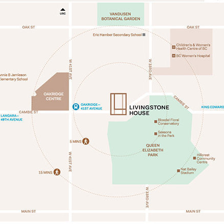 Livingstone House location map 1