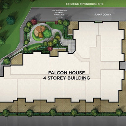 Falcon House location map 1