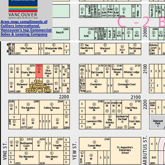 The Tiburon location map 2