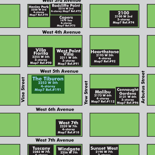 The Tiburon location map 1