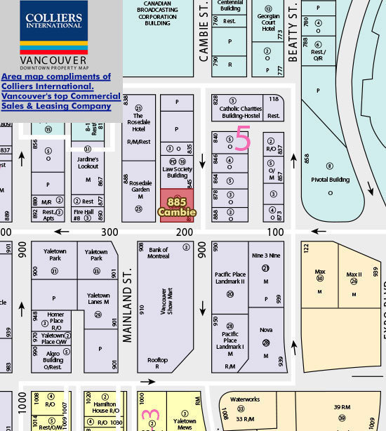 The Smithe location map 2