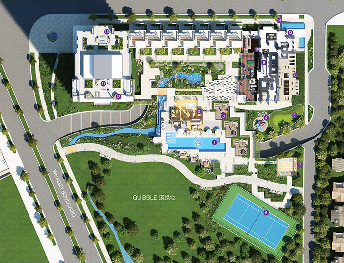 Park Avenue West Townhomes location map 1