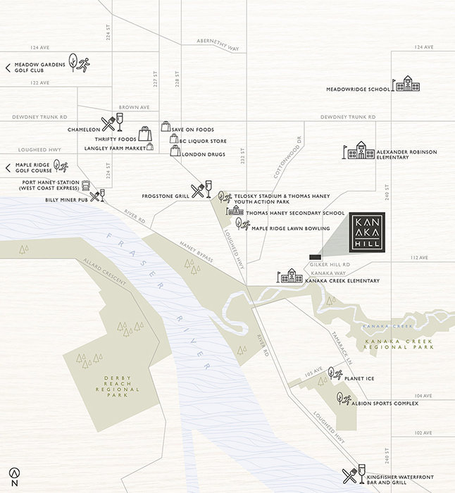 Kanaka Hill location map 1