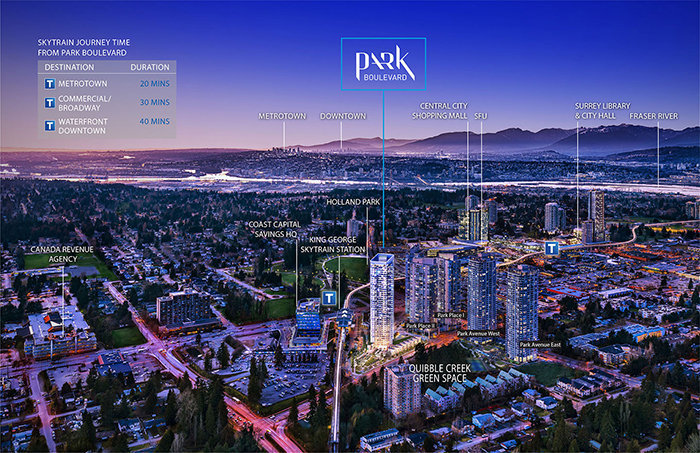 Park Boulevard location map 1