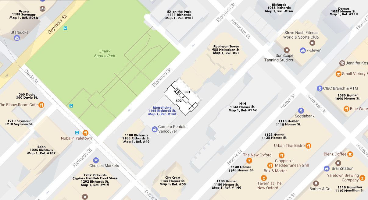 Metroliving location map 2