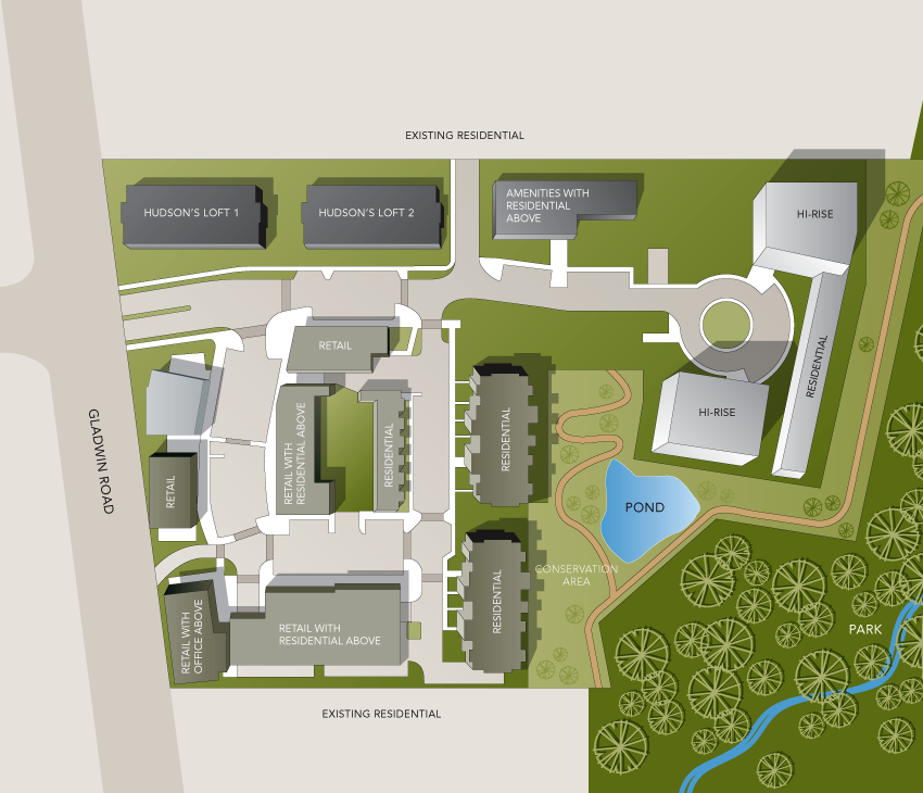 Hudson's Loft location map 1