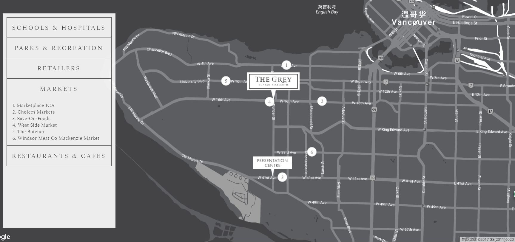 The Grey location map 1