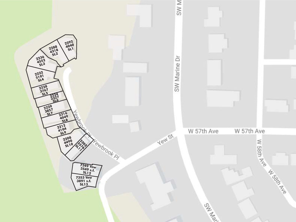 YewBrook Place location map 1