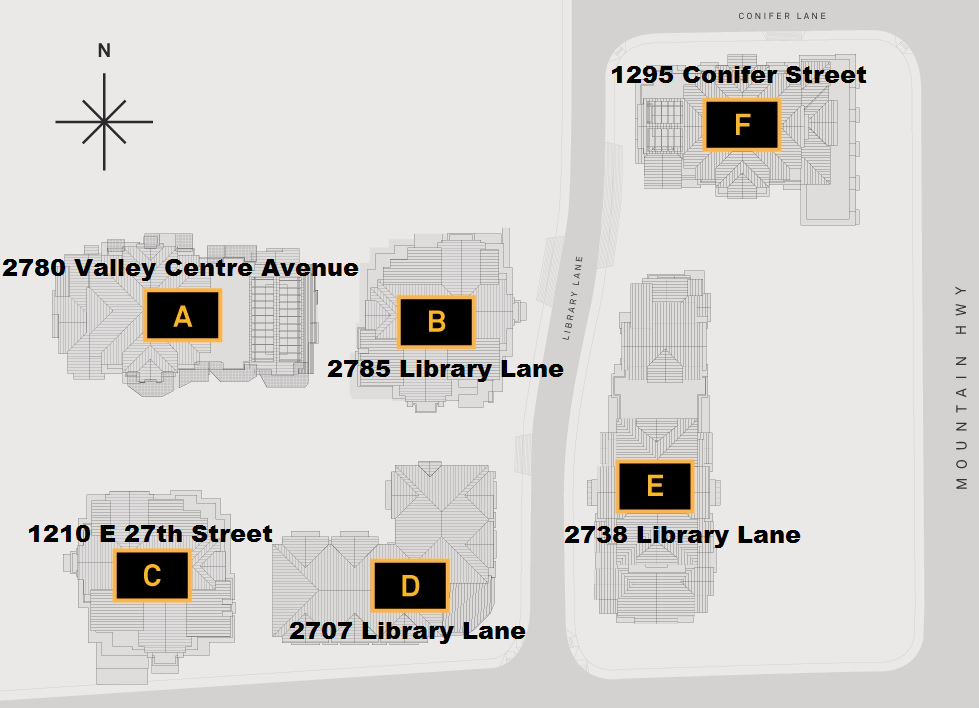 The Residences At Lynn Valley Building D location map 4