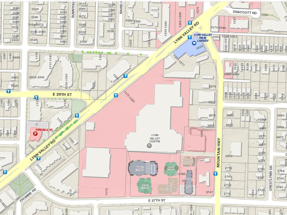 The Residences at Lynn Valley Building C location map 2
