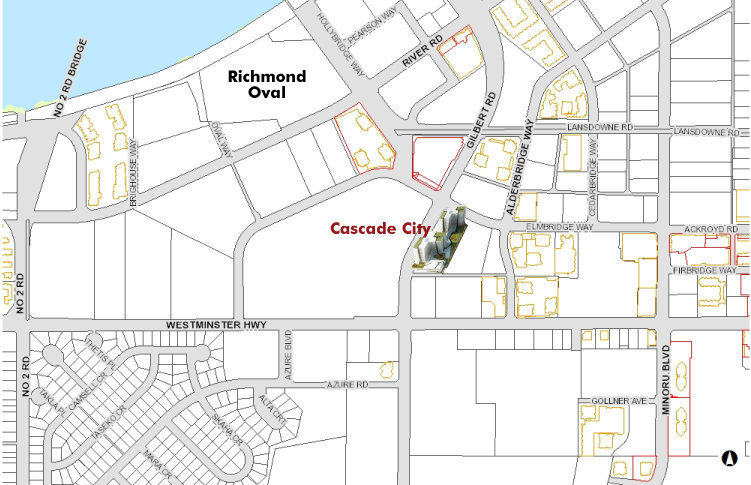 Cascade City | Tower A location map 2
