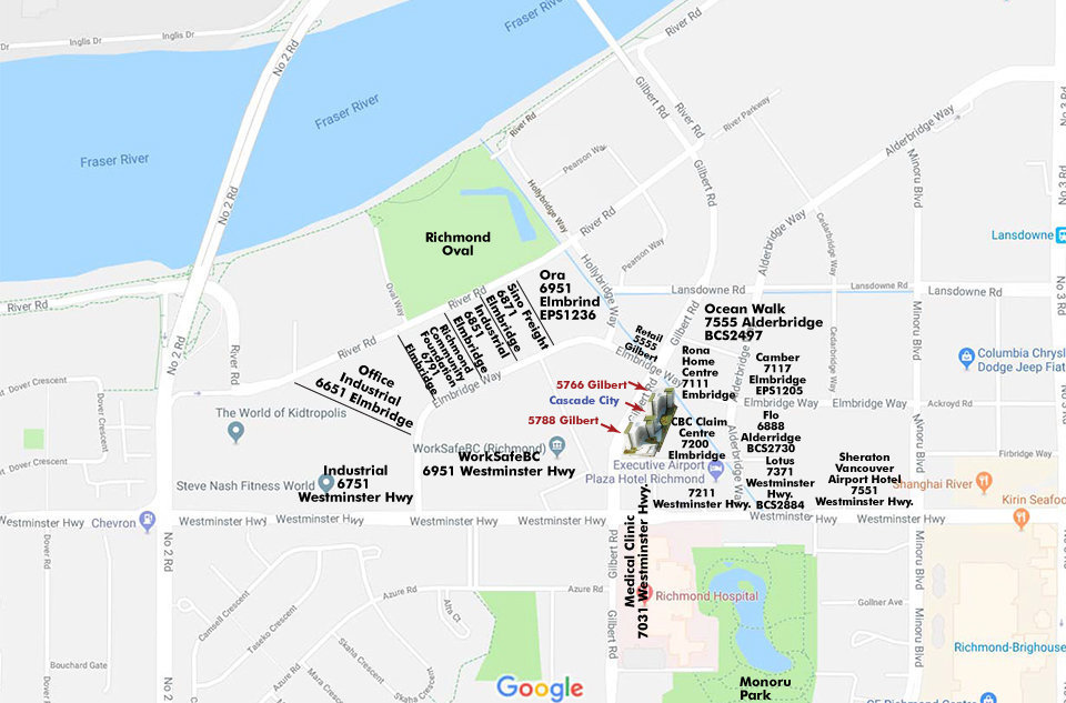 Cascade City | Tower A location map 1