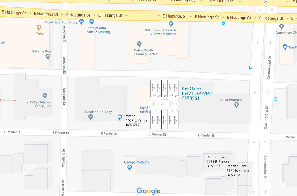The Oxley location map 1