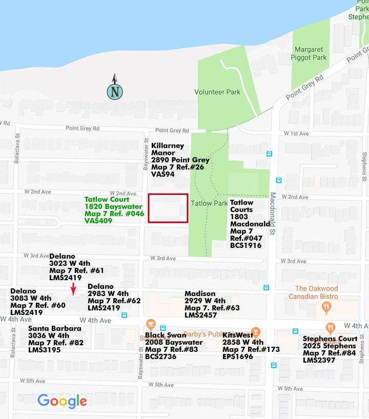 Tatlow Court location map 1
