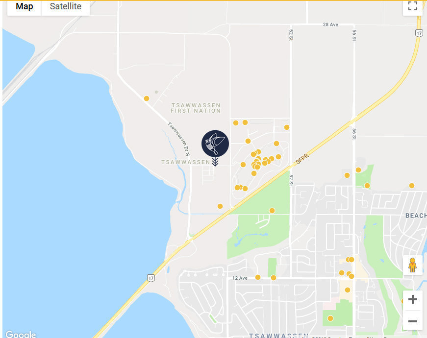 Peregrine North location map 2