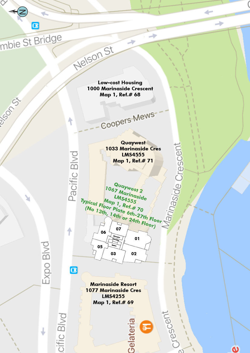 Quaywest II location map 2