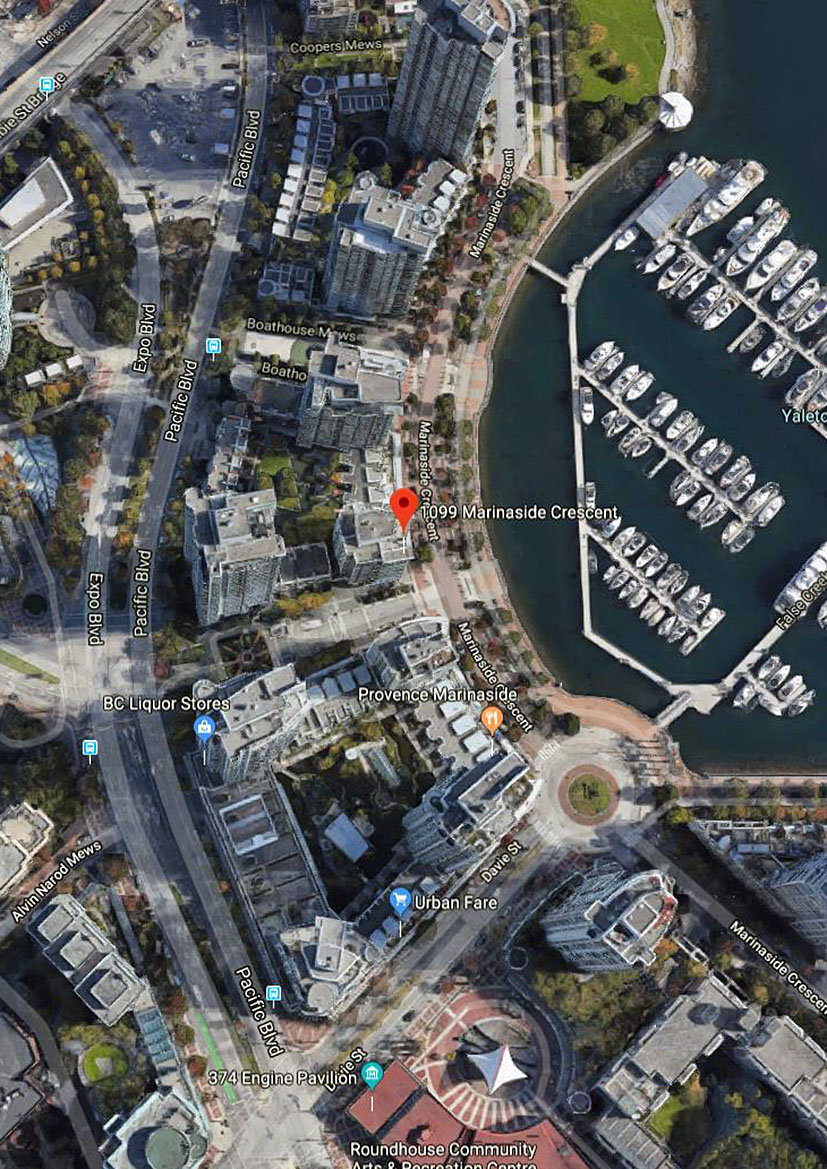 Marinaside Resort location map 5