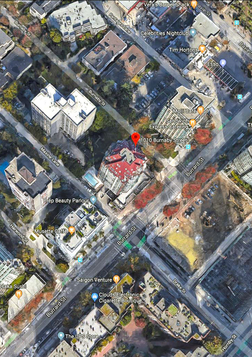 The Ellington location map 1