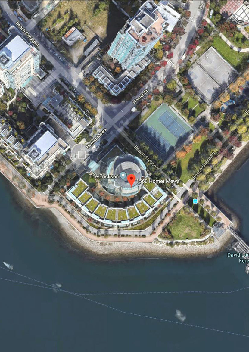 The Erickson location map 1