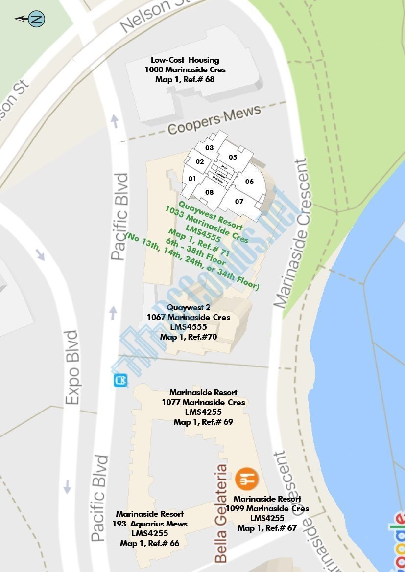 Quaywest location map 1