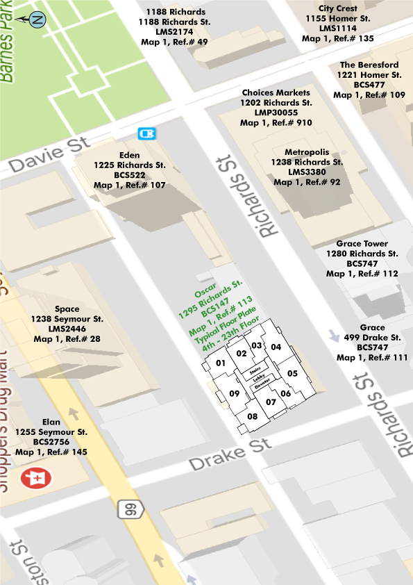 Oscar location map 2