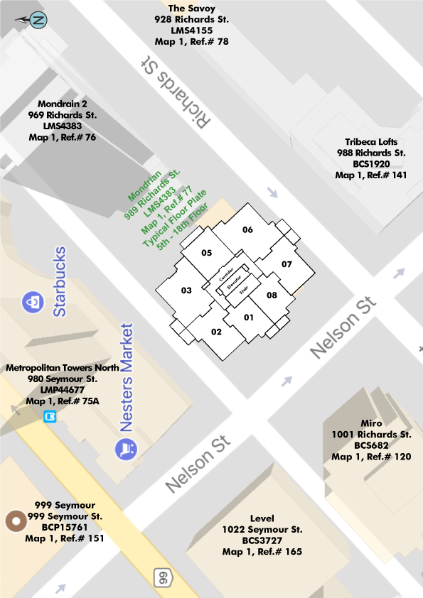 Mondrian location map 2