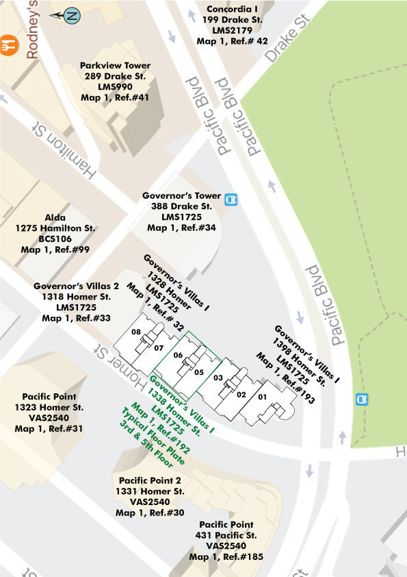 Governor's Villa I location map 2