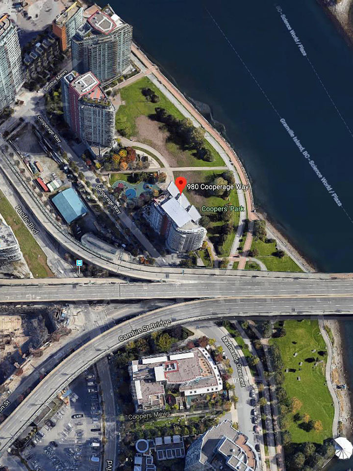 Cooper's Pointe location map 1