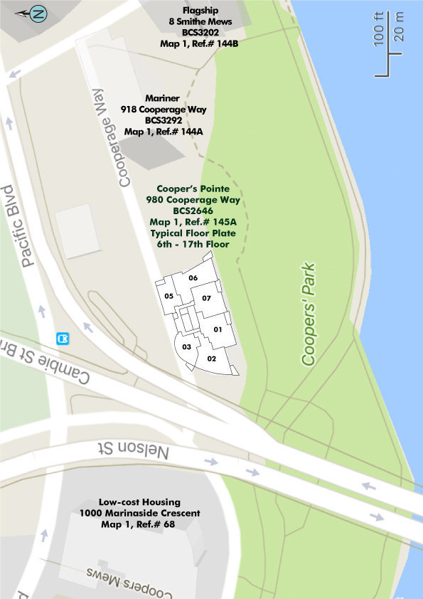 Cooper's Pointe location map 2