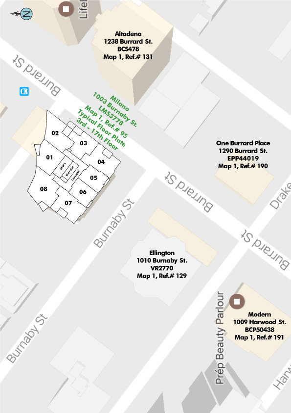 Milano location map 2