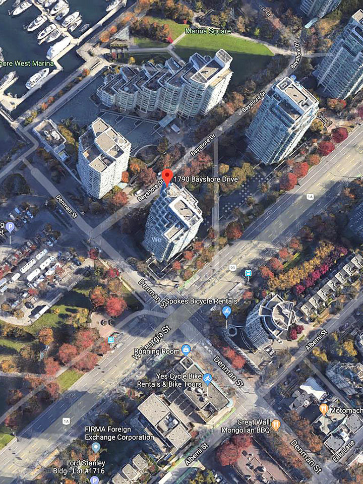 Bayshore Tower 1 location map 2