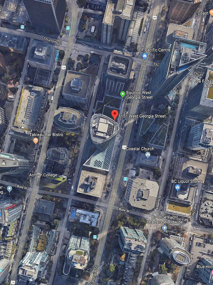 Trump International Hotel & Tower location map 1