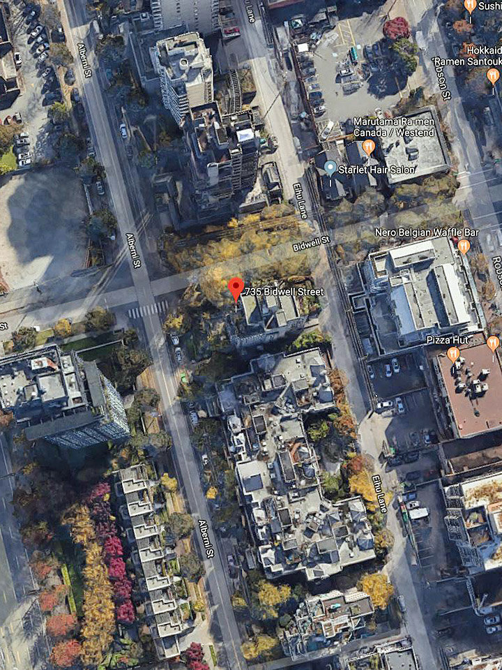 735 On Bidwell location map 1