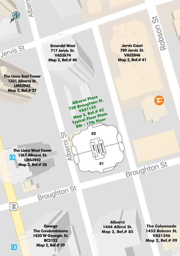 Alberni Place location map 2