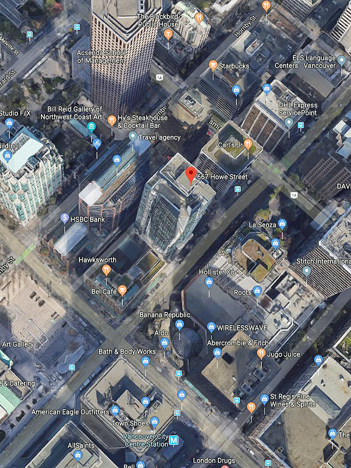 The Private Residences at Hotel Georgia location map 2