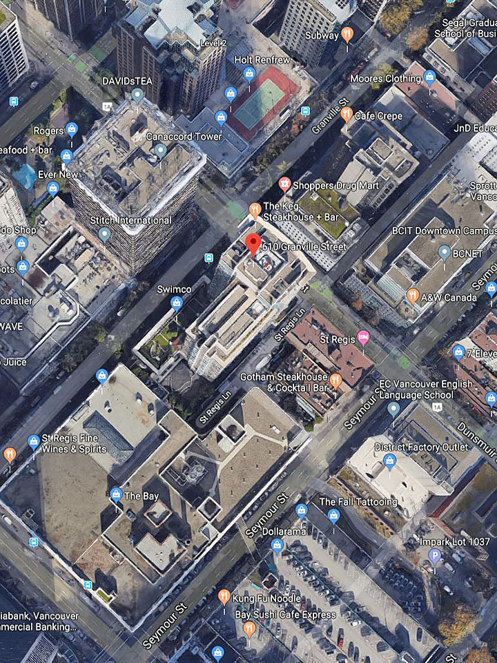 The Hudson location map 2