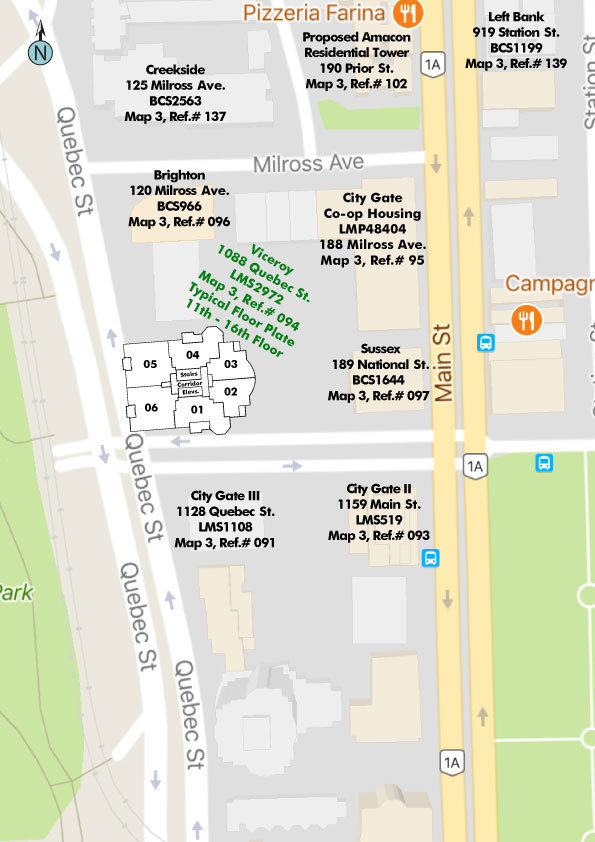 Viceroy location map 1