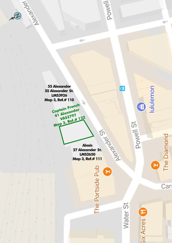 Captain French location map 1