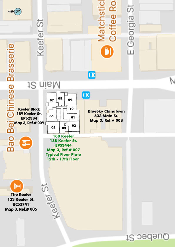 188 Keefer location map 1