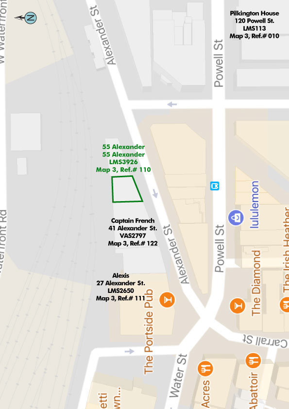 55 Alexander location map 1