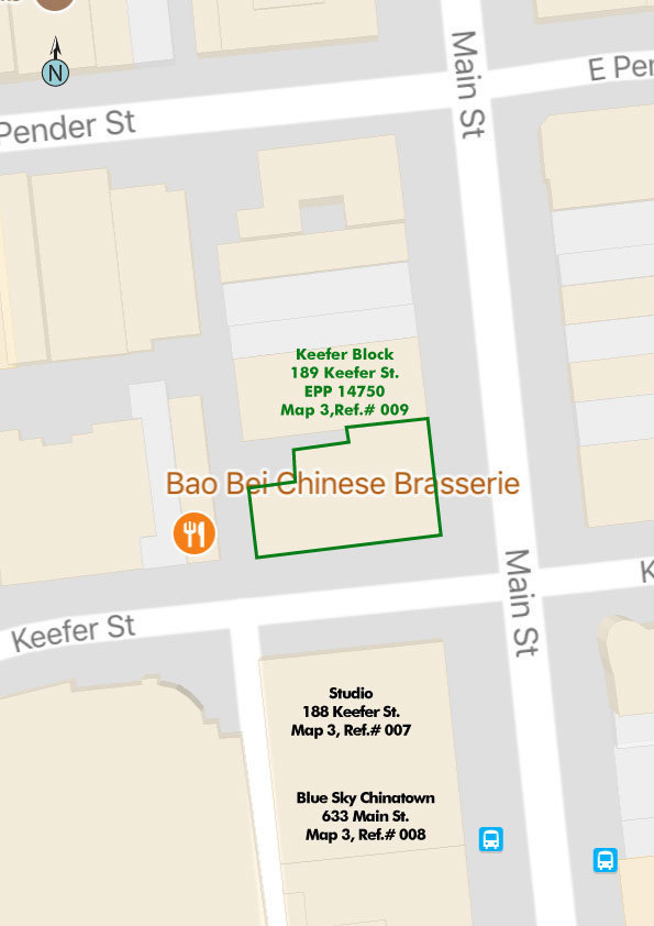 Keefer Block location map 1