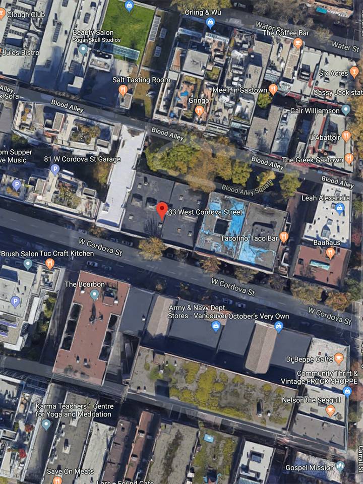 33 W Cordova location map 1