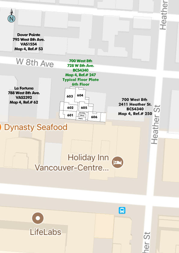 W 8Th By Westbank location map 1