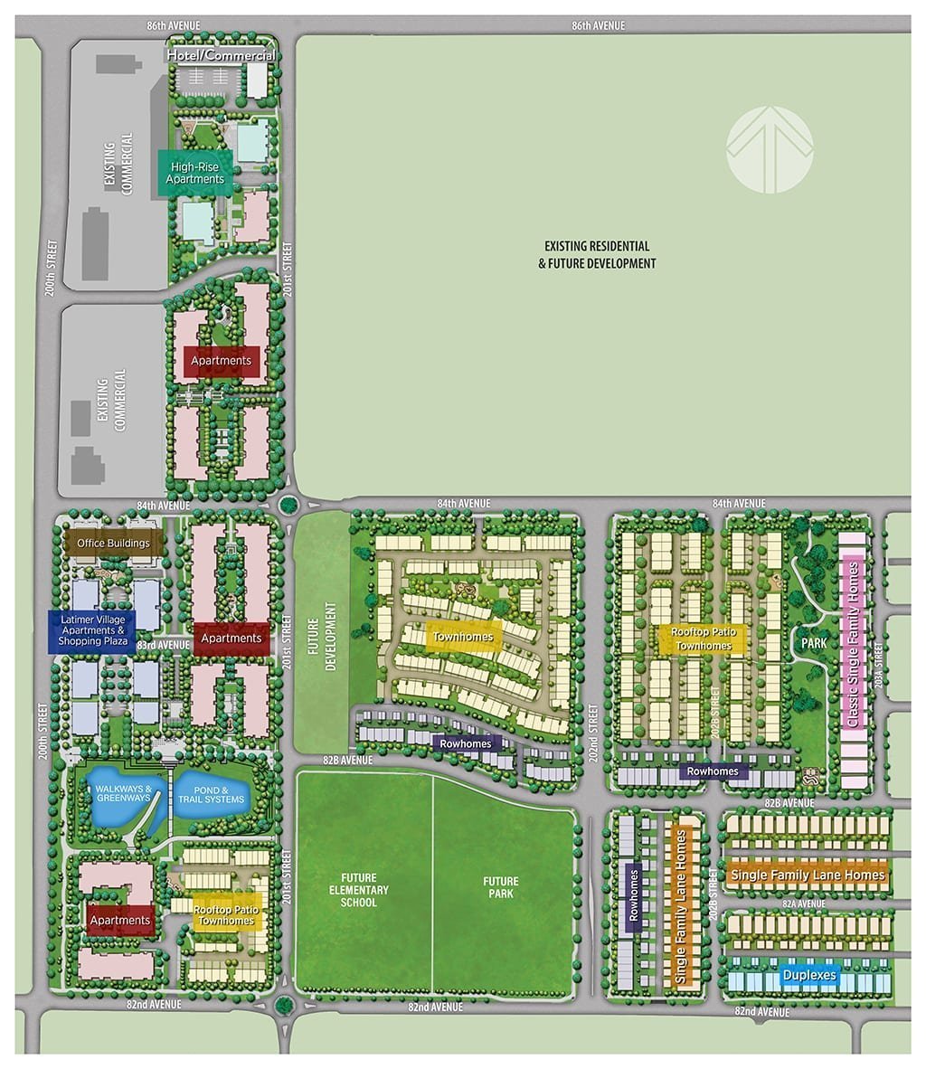 Latimer Heights - Single Family Lane Homes location map 2