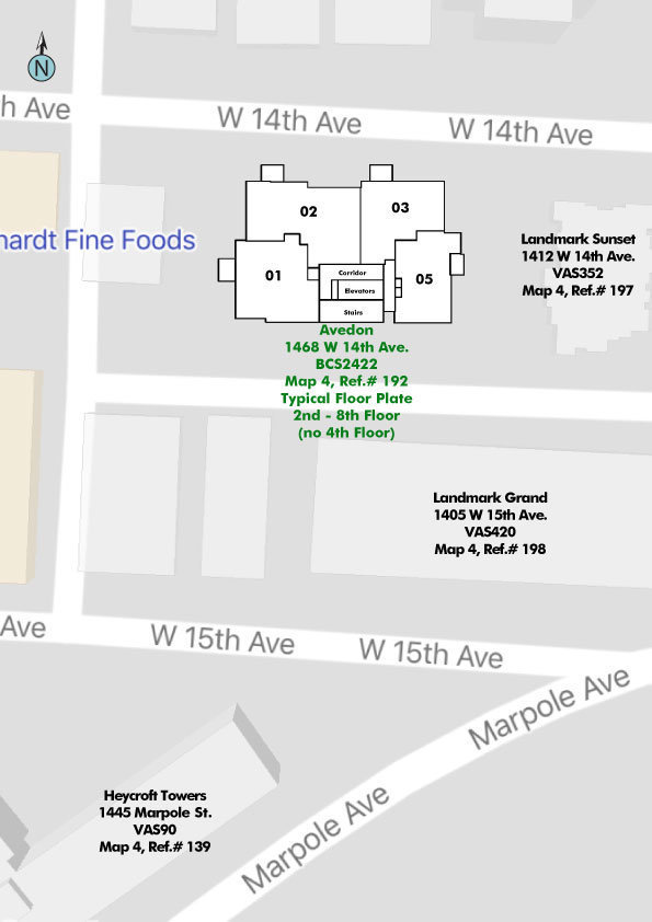 Avedon location map 1